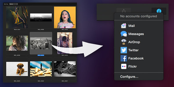 Capto Can Share Images and Recordings Conveniently