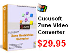 Cucusoft Zune Movie/Video Converter