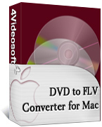 box of 4videosoft dvd to flv converter for mac