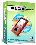 box of 4videosoft DVD to Zune converter