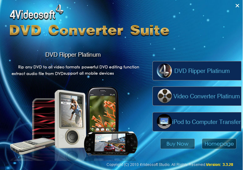 4Videosoft DVD Converter Suite The best DVD conversion tool