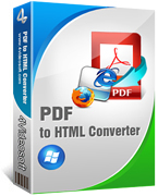 box of 4Videosoft PDF to HTML Converter