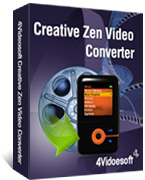 Convert Creative Zen Video