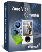 box of 4videosoft zune video converter