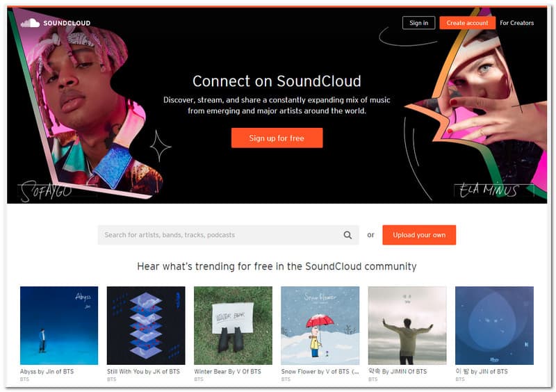 SoundCloud Web Player