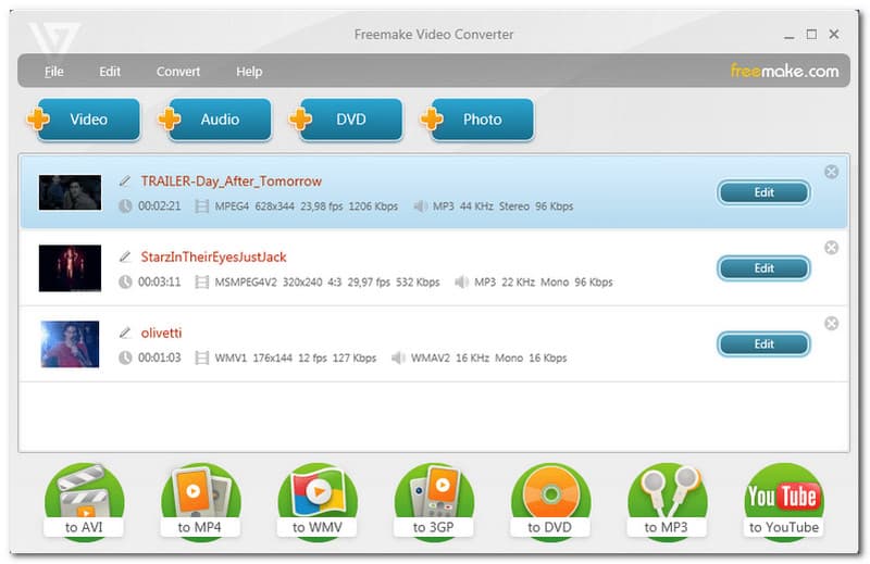 Freemake Video VOB To MP4 Converter