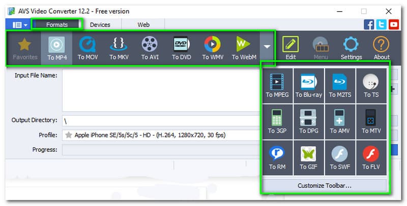 AVS Video Converter Supported Formats
