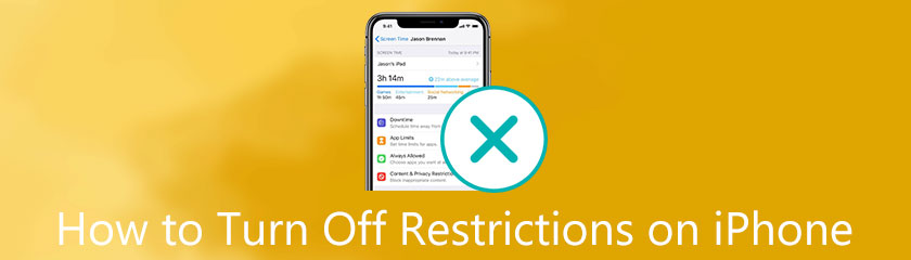 How to Turn off Resttriction on iPhone