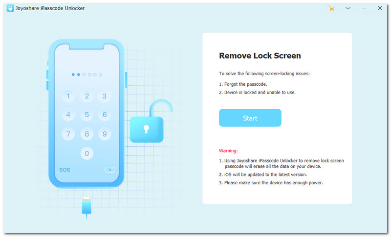Joyoshare iPasscode Unlocker Remove Lock Screen