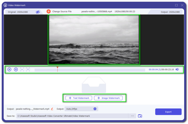 Video Converter Ultimate Add Text Watermark Add Image Watermark