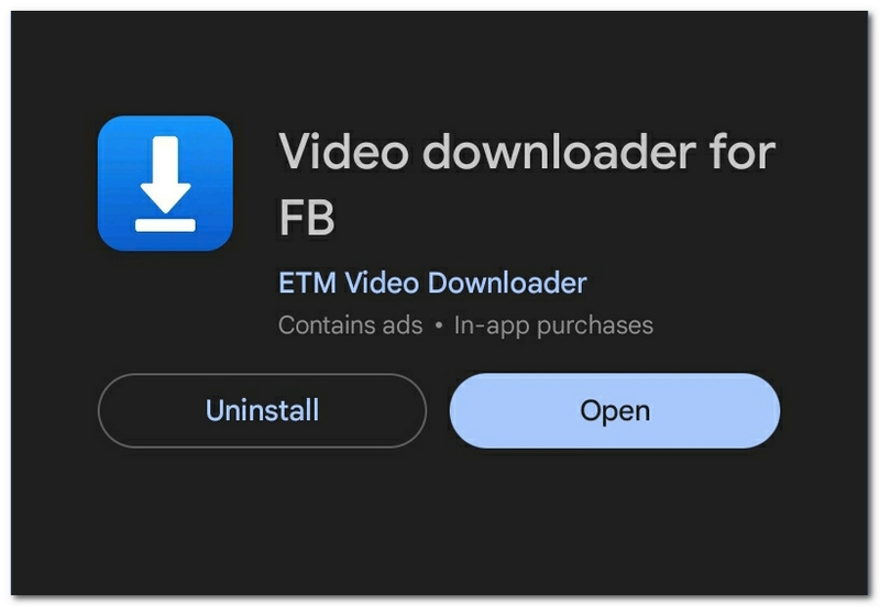 Video downloader for FB