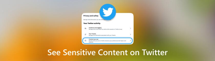 See Sensitive Content on Twitter