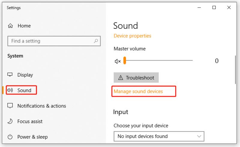 Solutions Manage Sound Device