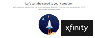 Examen du test de vitesse Xfinity