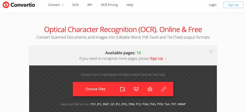 Convertio OCR