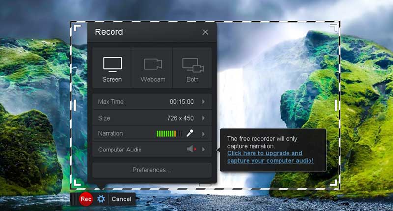 Screencast Screencast-O-Matic จับภาพ