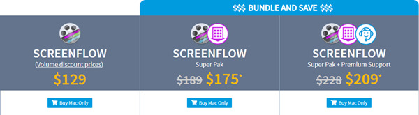 Screenflow árképzési szabályzat