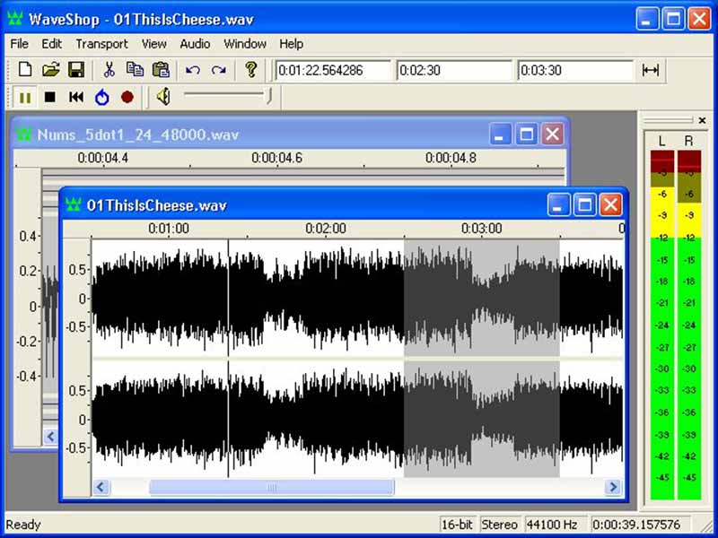 Éditeur audio Waveshop