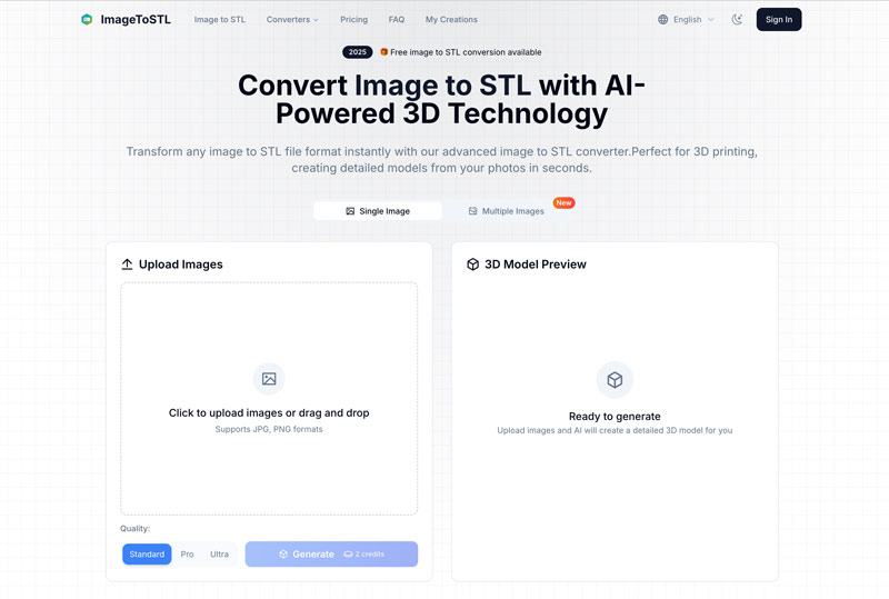 Imagetostl 2d To 3d Image Converter