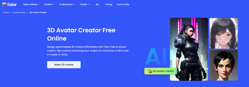 Fotor 3d Avatar Creator