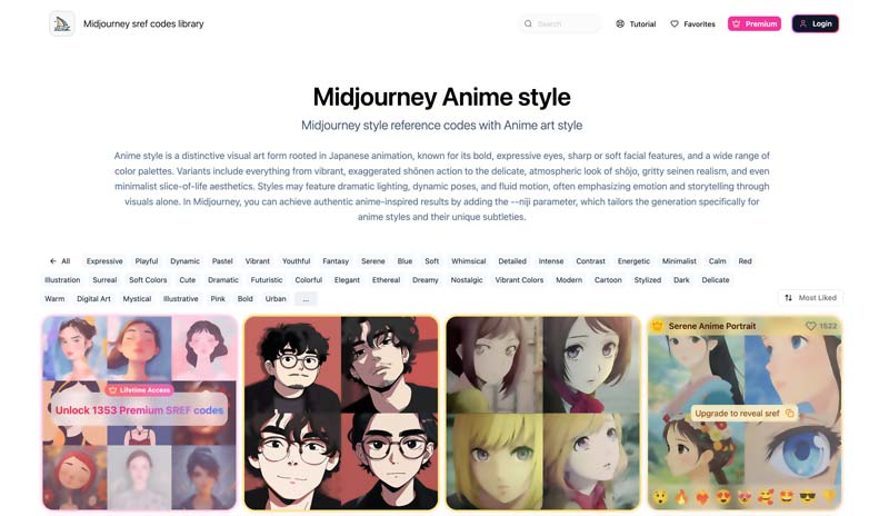 Midjourney Anime Art Style