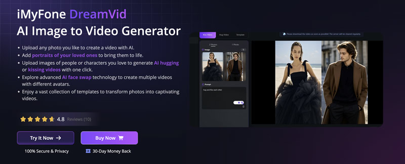 Imyfone Dreamvid Beeld naar Video AI