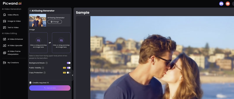 Picwand AI Kusgenerator Gratis Online