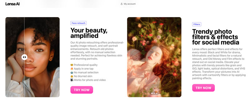 Lensa AI Photo Filters
