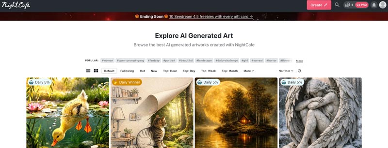 Nightcafe Studio Ai Art Generator