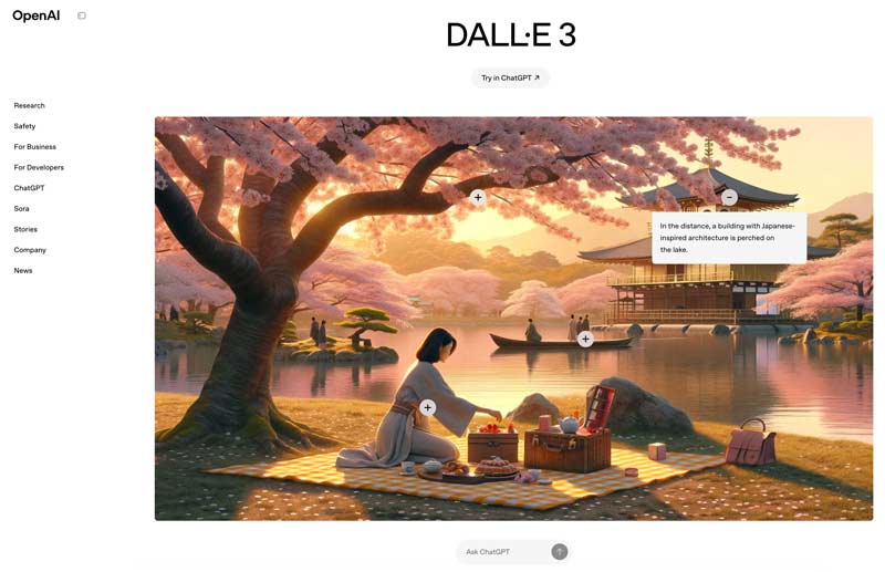Dall E 3 nyitott modell