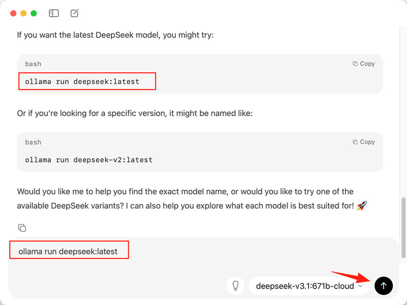 在 Ollama 中運行最新的 Deepseek 模型