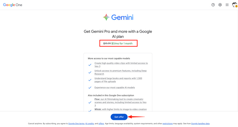 Dapatkan Gemini Pro Dengan Pelan Google Ai