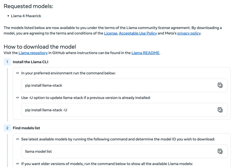 הורד את מודל הלאמה מאבריק