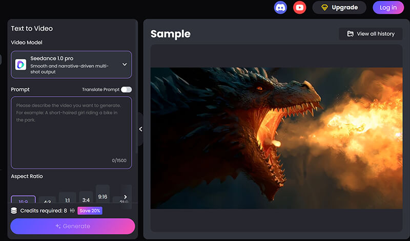 Picwand Ai 텍스트를 비디오로