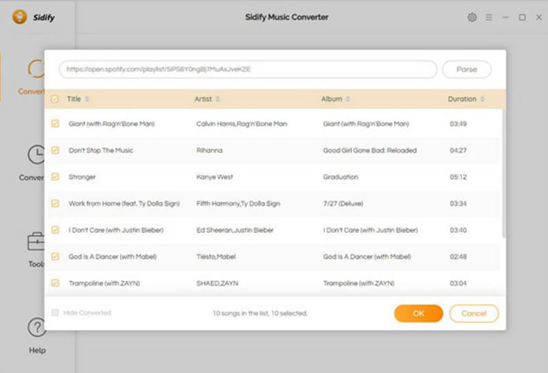 ממיר מוזיקה של סידיפי