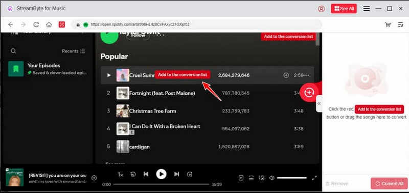 סטריםבייט למוזיקה
