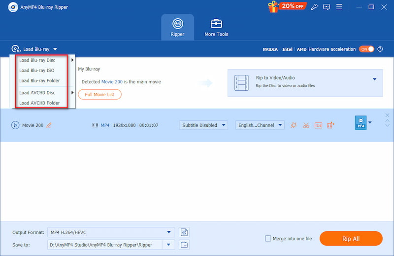 Anymp4 Blu Ray Ripper Broad Disc Compatibility