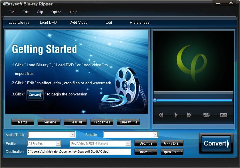 4Easysoft Blu ray Ripper Wonderful Blu ray DVD Ripping software