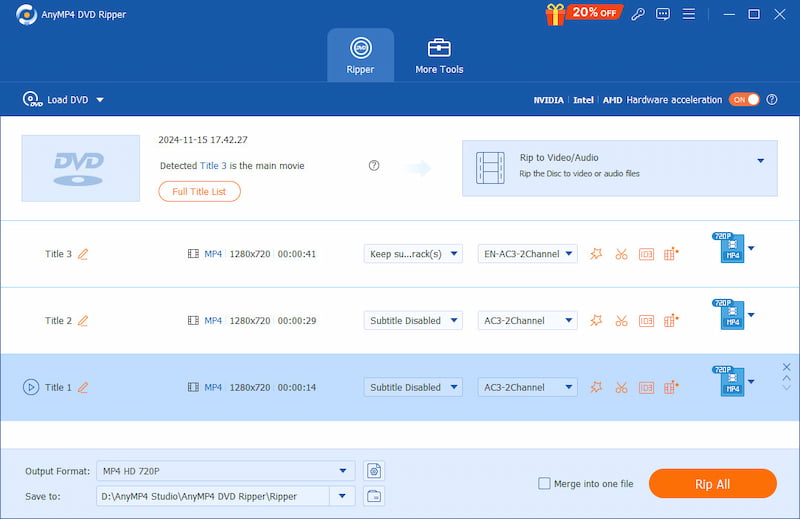Anymp4 Dvd Ripper Start Rip Dvd