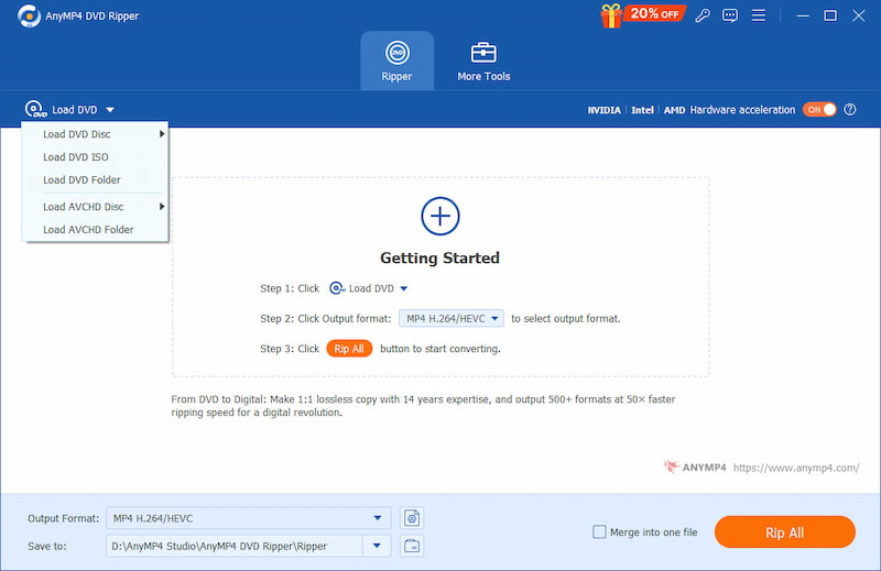 Anymp4 Dvd Ripper Load Dvd