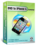 box of 4videosoft dvd to iphone 4 converter