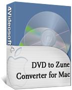 box of 4videosoft DVD to Zune Converter for Mac