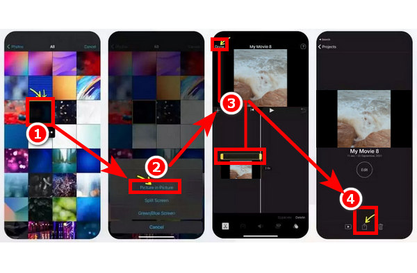Slør video i imovie