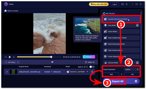 Slør video i Vidhex