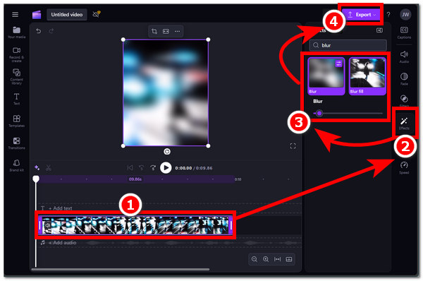Søg og anvend sløring