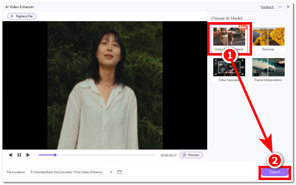 Unblur Video In Uniconverter