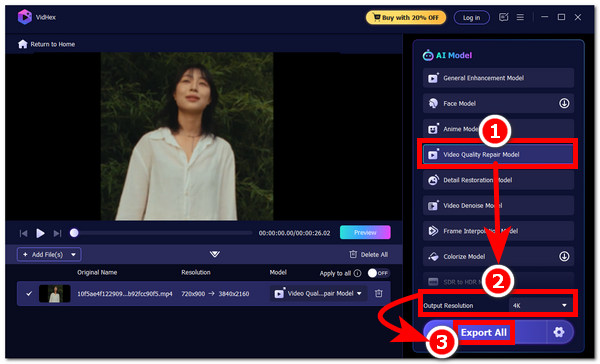 Unblur Video In Vidhex