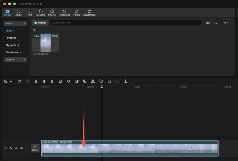 Capcut Video Upscaler Add Video Desktop