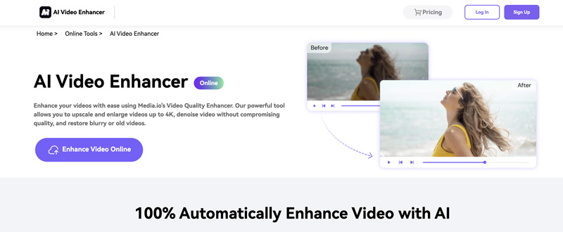 Tensorpix 替代媒体 io AI 视频增强器