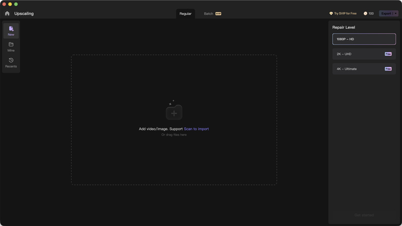 Wink Studio Choose Upscaling
